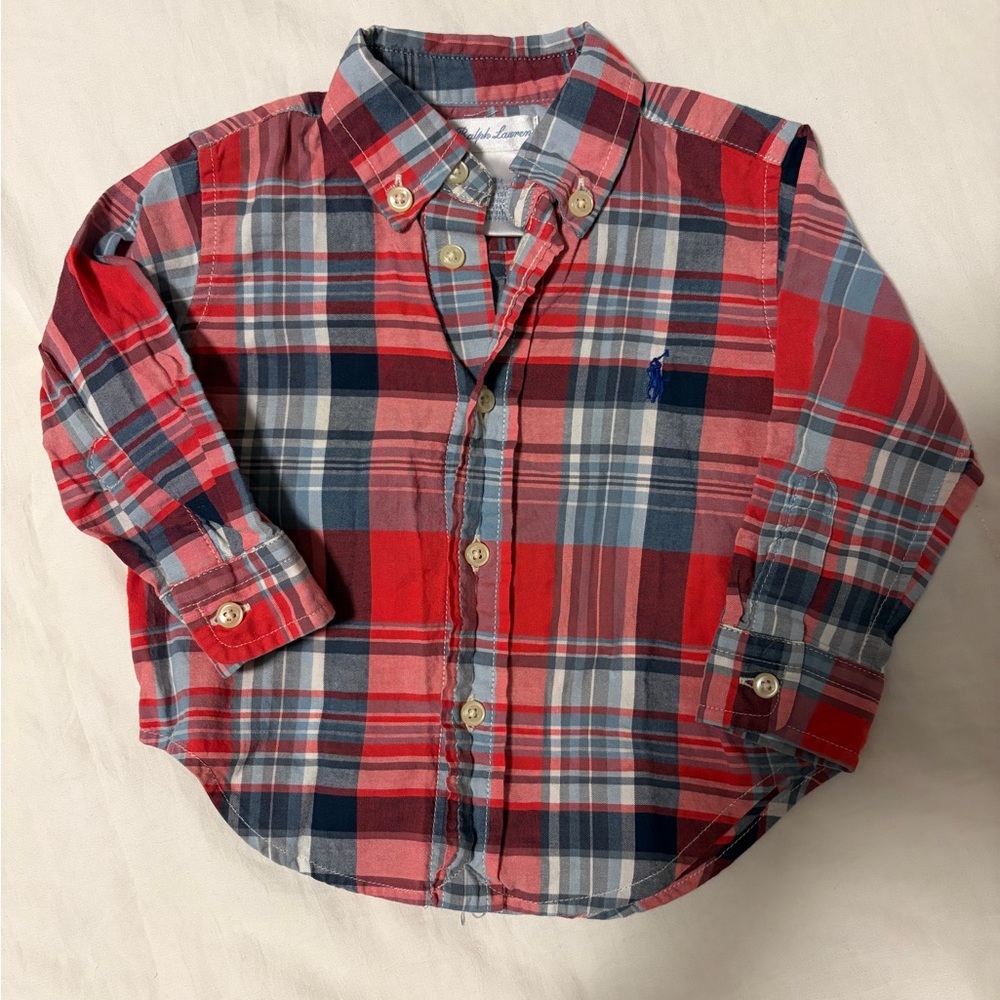 Ralph Lauren 9M Button-Up Dress Shirt